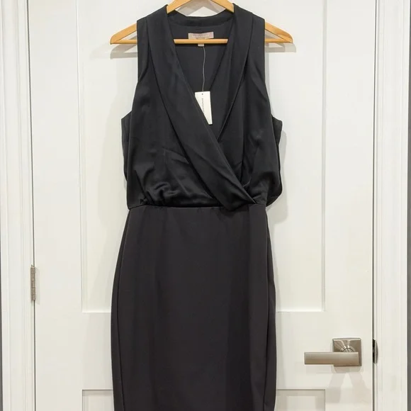 Banana Republic Black Midi Dress - Picture 1 of 14